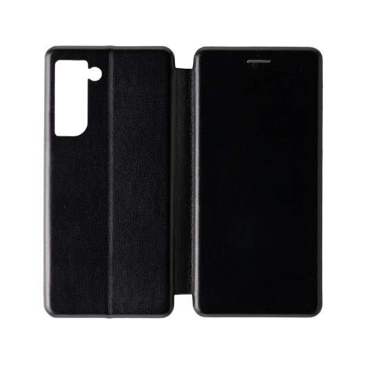 Samsung S21 FE Mágneses notesz telefontok, fekete