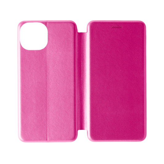 iPhone 12/12 Pro Mágneses notesz telefontok, rózsaszín