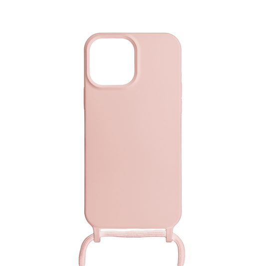 iPhone 15 Pro Max Zsinóros TPU telefontok, rózsaszín