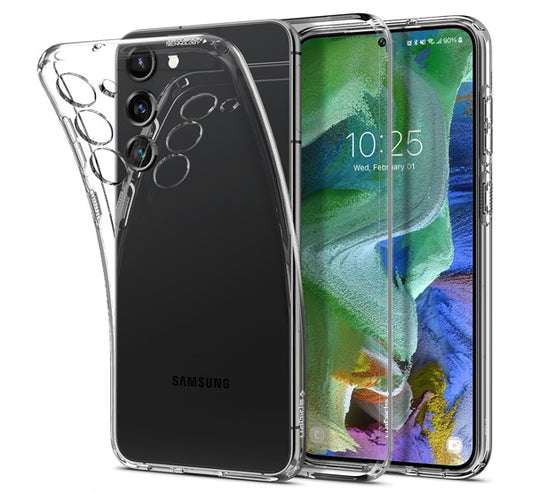 Spigen Liquid Crystal Samsung Galaxy S23+ tok, Crystal Clear, átlátszó
